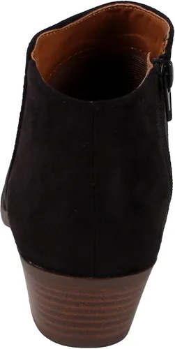 Miniatura 3 de SODA Chance - Botines de punta redonda y tacón apilado para mujer