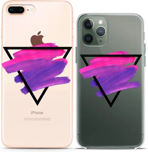 Miniatura 10 de Fundas a juego para parejas compatibles con iPhone 15 14 13 12 11 Pro Max Mini Xs 6s 8 Plus 7 Xr 10 SE 5 papas fritas transparente comida chatarra