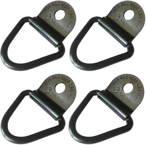 Miniatura 9 de Anclajes de amarre para caja de camión resistente, anillos de enganche para remolques, perno de carga en anillo en V, accesorios de riel