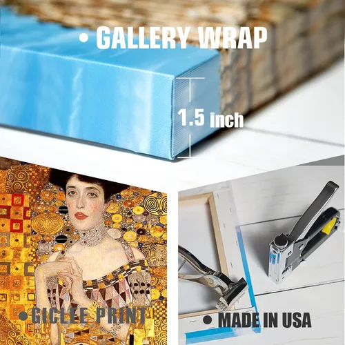 Miniatura 721 de A&T ARTWORK Campo de trigo con cipreses de Van Gogh Las reproducciones de arte clásico mundial, impresiones en lienzo giclée para decoración