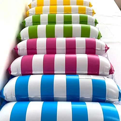 Miniatura 4 de Paquete de 4 flotadores inflables para piscina, hamaca de agua de tamaño adulto, silla de malla flotante 4 en 1 para adultos para vacaciones
