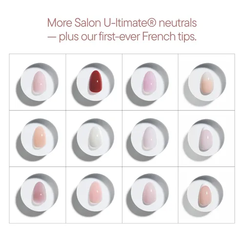 Miniatura 7 de Celebritips Uñas postizas a presión - Salon U-ltimate™ Bailarina, Uñas de almendra extra cortas, reutilizables 16 tamaños - Kit de 32 uñas