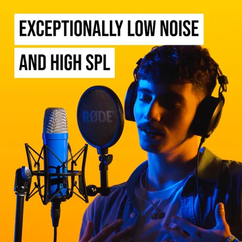 Miniatura 4 de RØDE NT1 Signature Series Micrófono condensador de gran diafragma con soporte de choque, filtro pop y cable XLR para producción de música, grabación