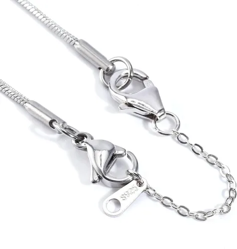 Miniatura 3 de Extensor de collar de cadena de oro blanco 925 de plata de ley 925, extensores de tobillera, extensión de cadena para hacer joyas (1 2 3 pulgadas)