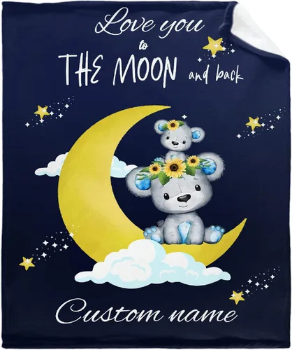 Miniatura 43 de Manta personalizada con nombre, manta personalizada para bebé, regalos conmemorativos para envolver cumpleaños de niños pequeños, mariposa