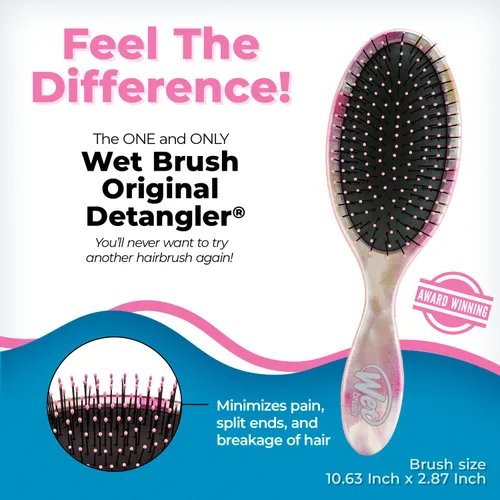 Miniatura 2 de Wet Brush Original Detangler cepillo para todo tipo de cabello, cerdas ultrasuaves IntelliFlex que se deslizan con facilidad por los nudos