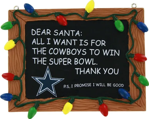 Miniatura 15 de NFL Resin Holiday Christmas Chalkboard Sign Ornament