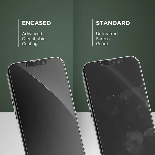 Miniatura 3 de ENCASED Defcon - Protector de pantalla diseñado para iPhone 13/13 PRO (2021), alternativa de vidrio inastillable flexible