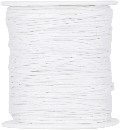 Miniatura 26 de Cordón de algodón encerado de 100 yardas, hilo de algodón trenzado naranja oscuro, cuerda de cuentas trenzada, cuerda para collar, pulsera, collar