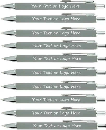 Miniatura 8 de SyPen Personalizado con tu logotipo personalizado o bolígrafo de texto, paquete de 100 bolígrafos de metal para marketing, fiestas y eventos