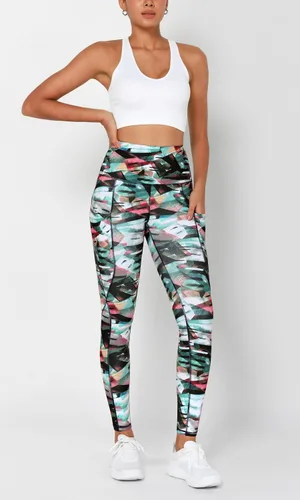 Miniatura 5 de ODODOS - Leggings de yoga con cintura alta y bolsillos para mujer, pantalones de yoga deportivos con control de abdomen, no se transparentan