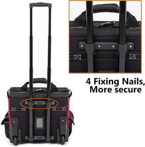 Miniatura 5 de Display4top Bolsa de herramientas con ruedas de 18" con asa