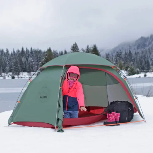 Miniatura 4 de KAZOO Tienda de campaña impermeable para mochilero Ultraligera 1/2 personas Carpa de camping ligera 1/2 personas Tiendas de senderismo Marcos