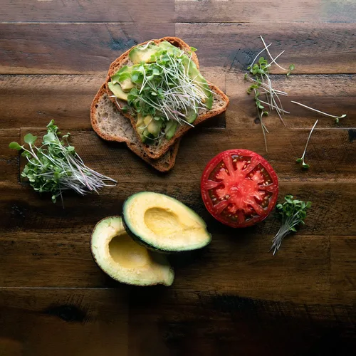 Miniatura 3 de Superfood Microgreen Seeds Mix para bandejas de cultivo Microgreens 1 libra Semillas de colinabo morado sin OMG, colinabo, rábano, nabo