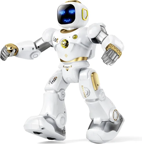 Miniatura 10 de Ruko 1088 - Robot inteligente para niños, gran robot interactivo programable con control remoto, control por aplicación, regalo de cumpleaños