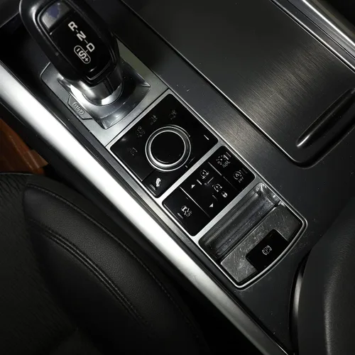 Miniatura 3 de YIWANG Aleación de aluminio modificado consola central multimedia botón botón embellecedores cubierta pegatinas para Land Rang Range Rover