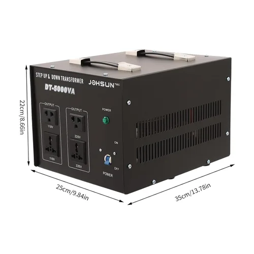 Miniatura 5 de Convertidor de potencia de voltaje de 5000 W, convertidor de voltaje convertidor de voltaje, convertidor de potencia reductor, convierte 220 V a 110
