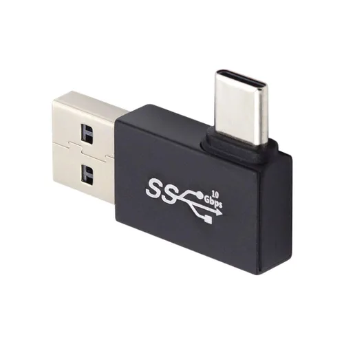 Miniatura 11 de chenyang Conector USB 3.0/3.1 USB C a USB 3.0 Datos 10Gbps Adaptador de carga 90 grados en ángulo abajo