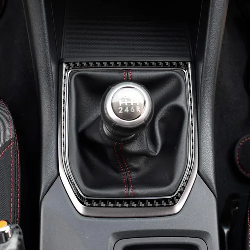 Miniatura 5 de AIRSPEED Adhesivo de fibra de carbono para Subaru WRX/WRX STI 2022 2023, marco de marco, accesorios de consola central de automóvil, color negro
