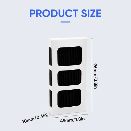 Miniatura 2 de Paquete de 4 filtros de aire de repuesto para refrigerador compatibles con Pureair Ultra 2 Frigidaire, Pure Air Ultra 2, Pureair Ultra ii