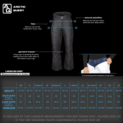 Miniatura 6 de Pantalón de esquí y nieve Arctic Quest para mujer, con aislamiento térmico