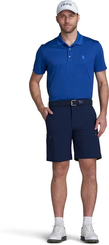 Miniatura 3 de IZOD Mens Performance Golf Grid Short Sleeve Stretch Polo Shirt-Legacy