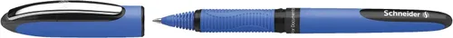 Miniatura 6 de Schneider One Hybrid C Rollerball, punta cónica híbrida de 0.020 in, barril azul claro, tinta negra, caja de 10 bolígrafos (183201)