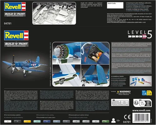Miniatura 8 de Revell de Alemania Vought F4U-1A Corsair Modelo Kit