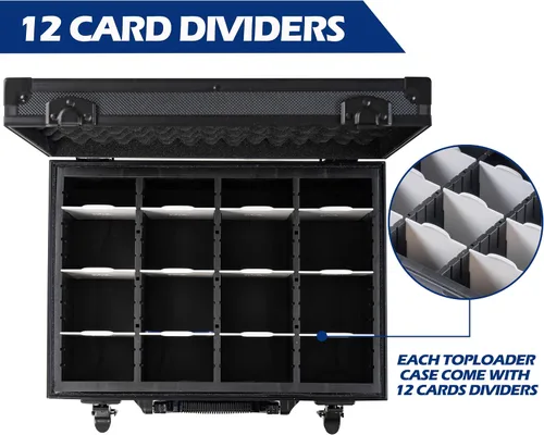 Miniatura 4 de D DACCKIT Top Loaders - Caja de almacenamiento – Estuche rígido para 3 x 4 pulgadas, 35 puntos para tarjetas comerciales y tarjetas deportivas