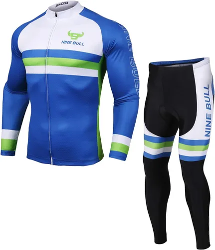 Conjunto de camiseta de ciclismo para hombre, camiseta reflectante de secado rápido y pantalones cortos de ciclismo acolchados 3D, M
