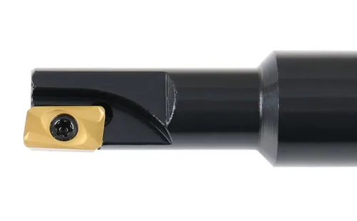 Miniatura 10 de Accusize Industrial Tools Molino de extremo indexable de hombro cuadrado de 90 grados de 1/2 '' con insertos de carburo Apkt11T3, 0056-0913