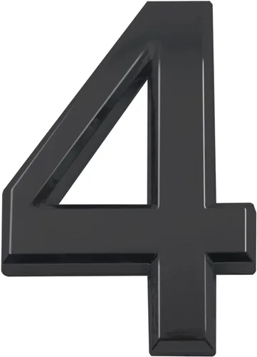 Miniatura 7 de Cobata Números autoadhesivos de dirección de casa/calle de 3.9 pulgadas - Números autoadhesivos para buzón/puerta - Caracteres de la A a la Z