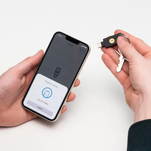 Miniatura 9 de Yubico - Clave de seguridad C NFC - Compatibilidad básica - Autenticación multifactor (MFA) Clave de seguridad y llave de acceso, Conectar a través