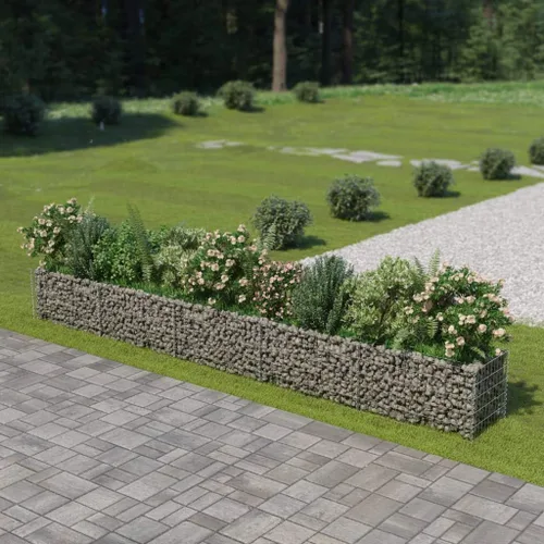 Miniatura 16 de Gabion cama elevada, cestas de gaviones, camas de jardín galvanizadas, gaviones, pared de gaviones, alta capacidad de carga, acero galvanizado 35.4