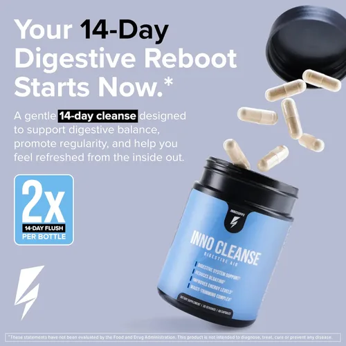 Miniatura 8 de Inno Cleanse - Compuesto de adelgazamiento de cintura Apoyo y ayuda al sistema digestivo Reducción de inflamación Mejora los niveles