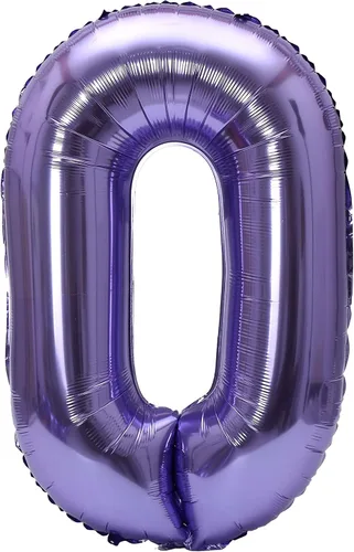 Miniatura 69 de YPSelected Globo grande de 32 pulgadas de helio con números 0-9 de papel de aluminio azul para cumpleaños, bodas y fiestas (Azul, 3)