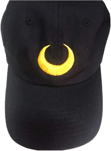 Miniatura 4 de Kerr's Choice Gorra L-UNA M-oon Hat Animie Moon Cap Moon Accessories Moon Baseball Cap Black, Negro