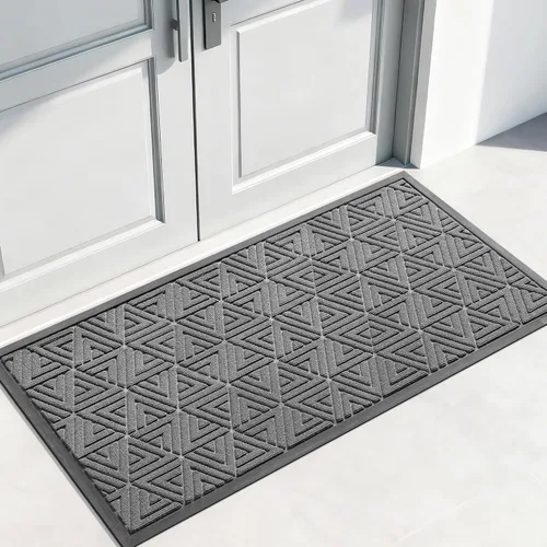 Miniatura 9 de Yimobra Alfombra para Puerta Delantera Exterior Entrada 29.5x17, Impermeable Resistente Alfombras Exteriores para Puerta Delantera, Alfombra