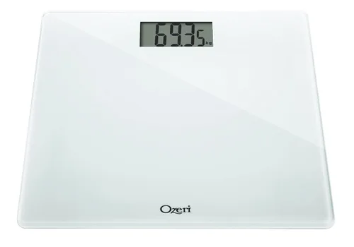 Miniatura 5 de Ozeri Báscula de baño de precisión 440 libras 4409lbs en vidrio templado con tecnología de sensor de 176oz 01 libras 01lbs y tara para bebés