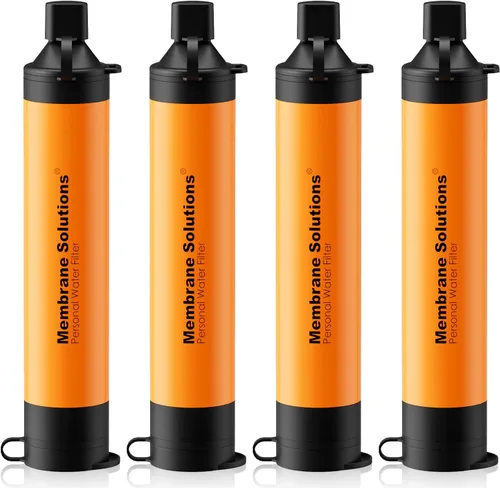 Miniatura 16 de Membrane Solutions Filtro de agua de paja S1, certificado NSF/ANSI 42 y 372 y 401, equipo portátil de filtración de supervivencia, preparación