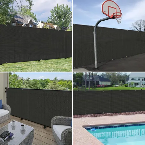 Miniatura 7 de Windscreen4less - Pantalla de valla de privacidad de 6'x50', malla resistente para sombreado, cubierta de tela para jardín, pared, patio, piscina
