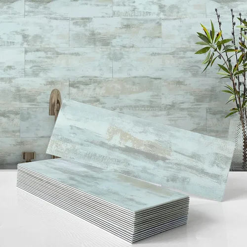 Miniatura 8 de VAOVI Azulejos de cocina para salpicaduras de despegar y pegar, calcomanías de pared de baño, azulejos de mármol para salpicaduras individuales