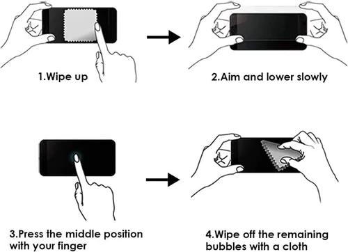 Miniatura 7 de [Paquete de 3+3] Protector de pantalla y protector de lente de cámara para OnePlus Nord 2T 5G, protector de pantalla de vidrio templado antiarañazos