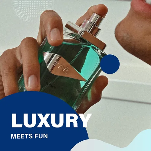Miniatura 4 de Sapil Rave 100 ml Eau De Toilette para Hombres - Toilette de Dubai de Larga Duración, Aroma Fresco y Picante para Uso Diario, Toilette Árabe