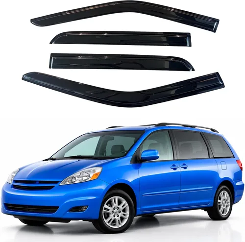 Miniatura 86 de Visor para ventana IG para Hyundai Venue 2020-2023, protector contra la lluvia, adhesivo extra duradero, deflector de viento para lado
