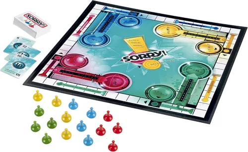 Miniatura 4 de Hasbro Gaming Lo siento! Juegos de mesa familiares para niños y adultos, de 2 a 4 jugadores, edades de 6 años en adelante (Exclusivo de Amazon)