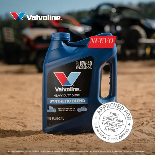 Miniatura 5 de Valvoline Heavy Duty Synthetic Blend 15W-40 Aceite para motor diésel, 1 gal, caja de 3