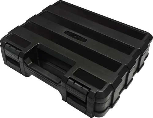 Organizador de caja de herramientas de doble cara, caja de almacenamiento de hardware, organizador portátil de piezas pequeñas con divisores de
