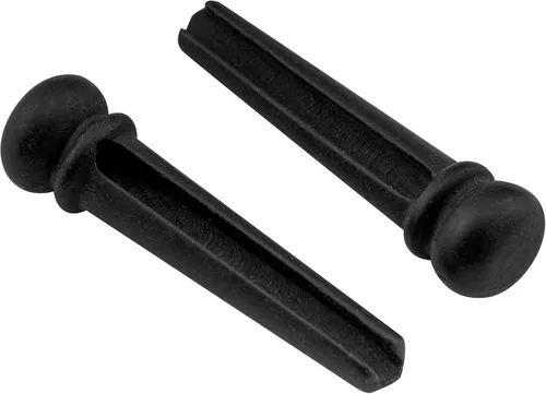 Miniatura 4 de Musiclily Slotted Folk - Pasadores de extremo para guitarra acústica de ébano para piezas de guitarra Martin Taylor, color negro (paquete de 6)