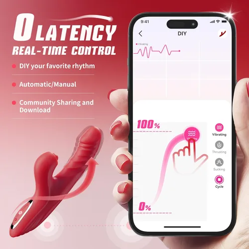 Miniatura 4 de Vibrador con empuje y consolador para mujeres Toendi, juguete de rosa para el punto G, estimulador del clítoris, juguetes sexuales, consoladores